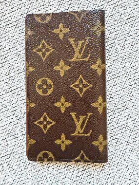 Louis Vuitton Monogram Check Book Cover AN0960
